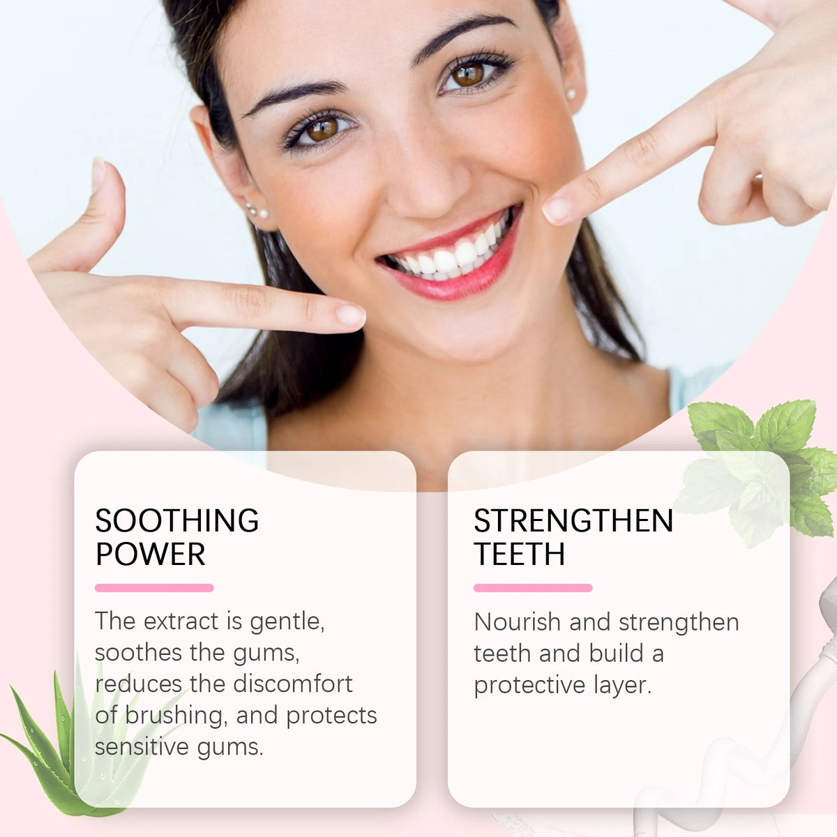 Teeth Whitening and Cavity Repair Mint Toothpaste
