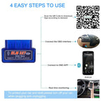 Mini Bluetooth OBD2 Car Diagnostic Code Reader Scanner