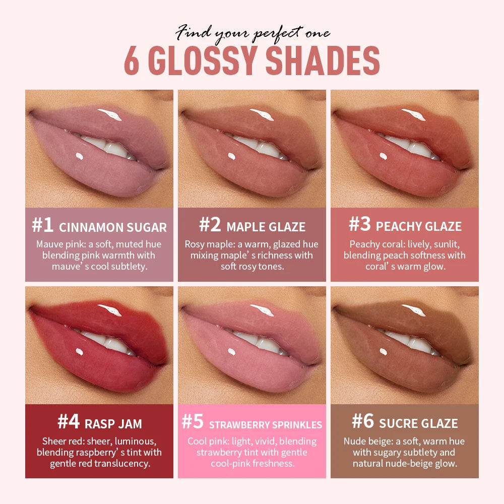 Tinted Hydrating Lip Serum for Plump Glossy Lips