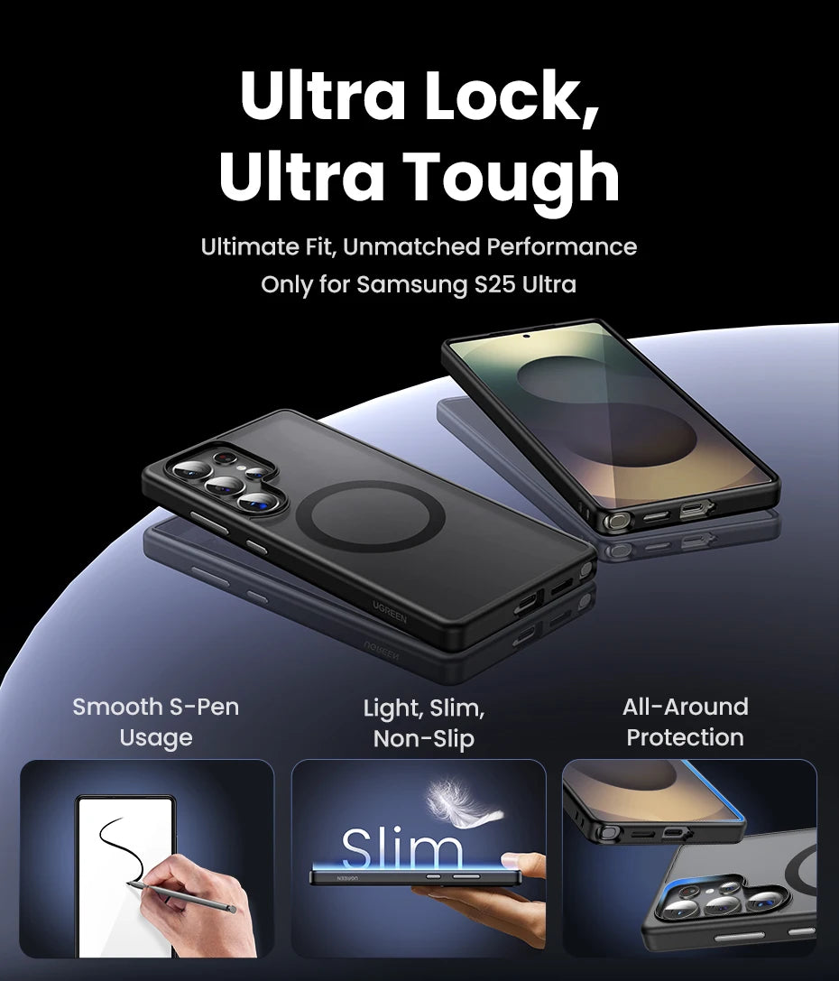 Magnetic Clear Case for Samsung Galaxy S26 Ultra