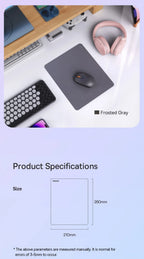 Waterproof PU Leather Desk Mouse Pad for Office and Gaming