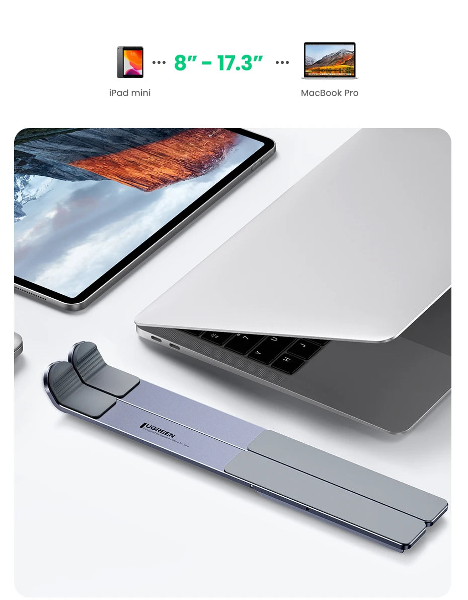 Adjustable Aluminum Foldable Laptop Stand for Desk