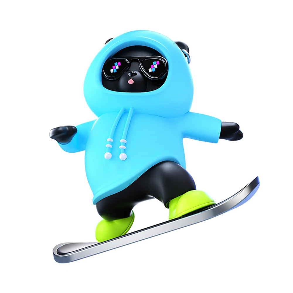 Sliding Bear Car Dashboard Ornament Decoration