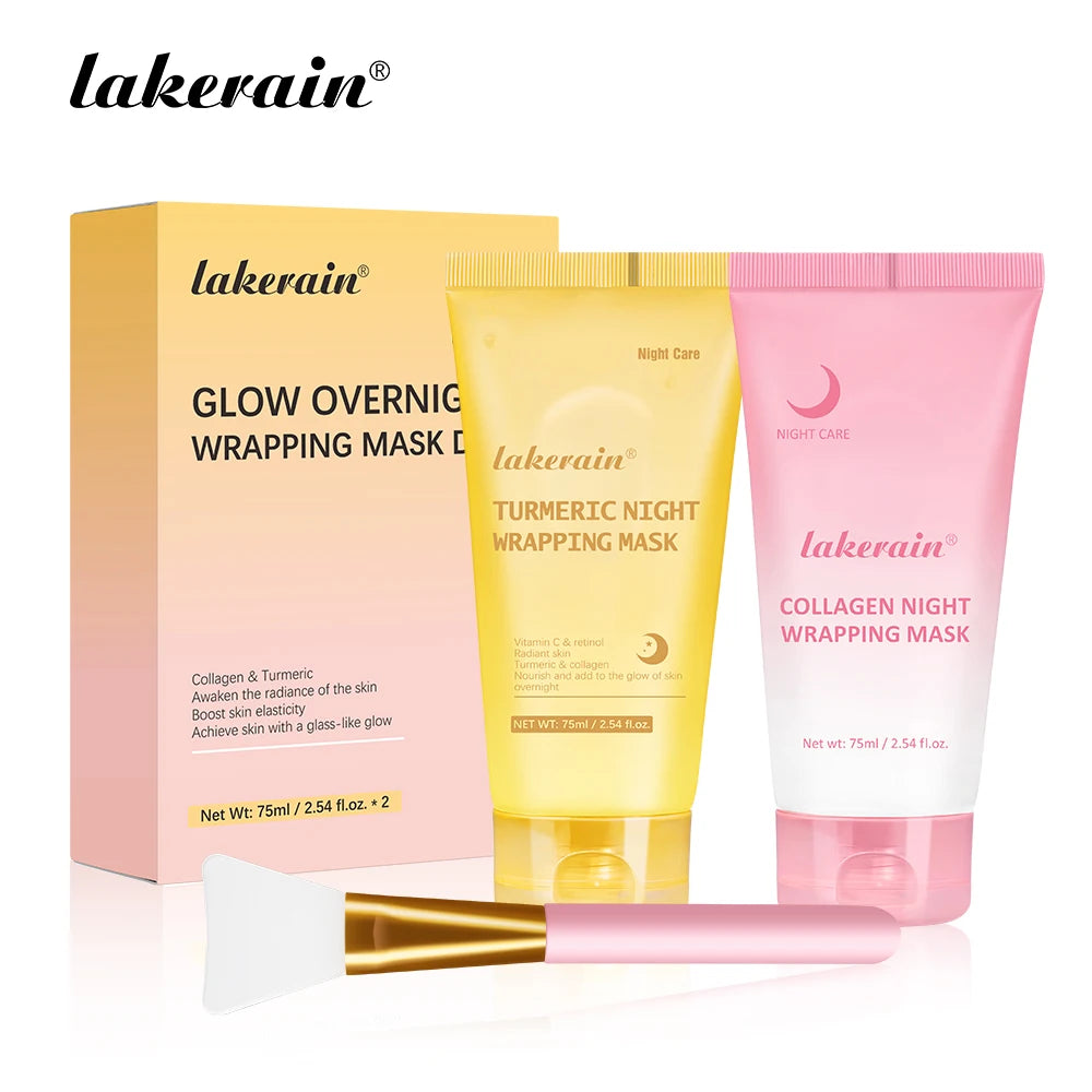 Collagen and Turmeric Overnight Peel-Off Face Mask Duo - 35