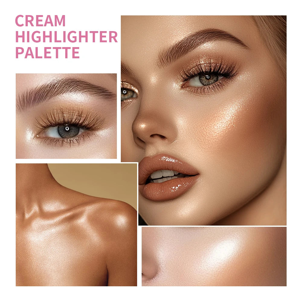 Cream Highlighter and Contour Palette