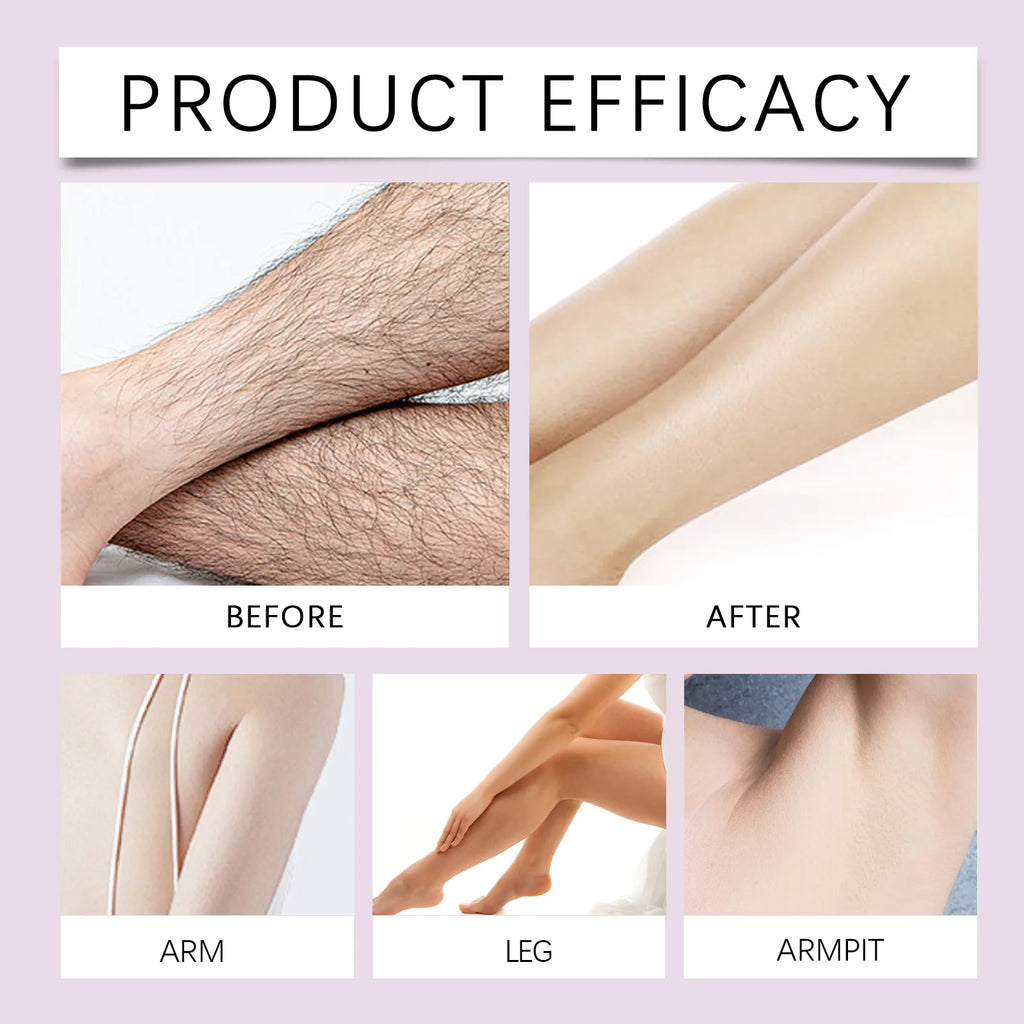 Painless Body Hair Removal Cream for Legs and Underarms