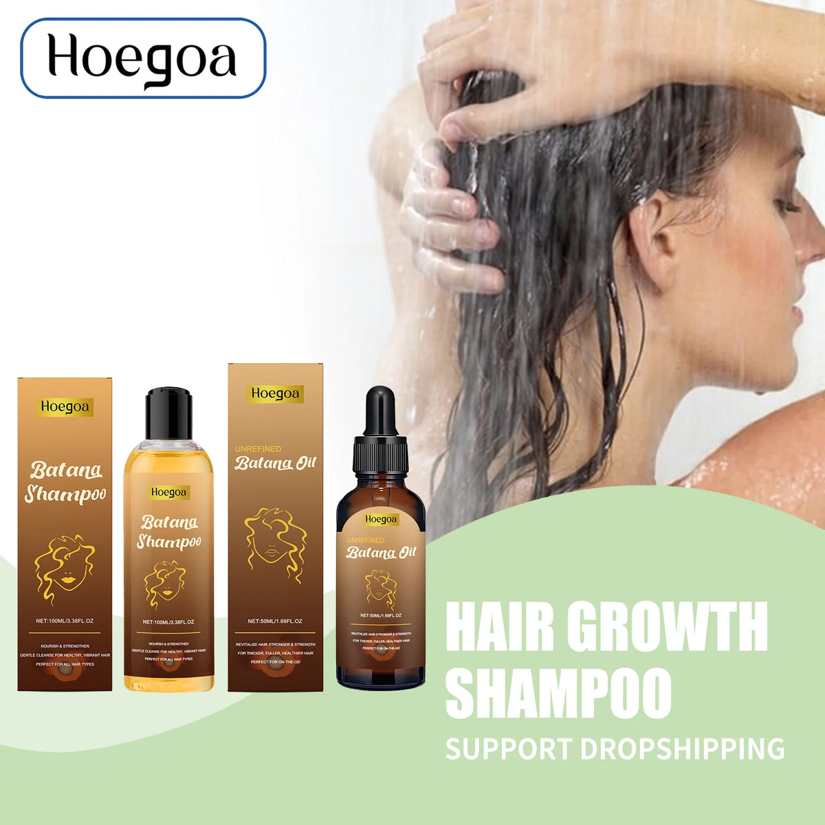 Batana Oil Shampoo for Hair Growth and Scalp Repair
