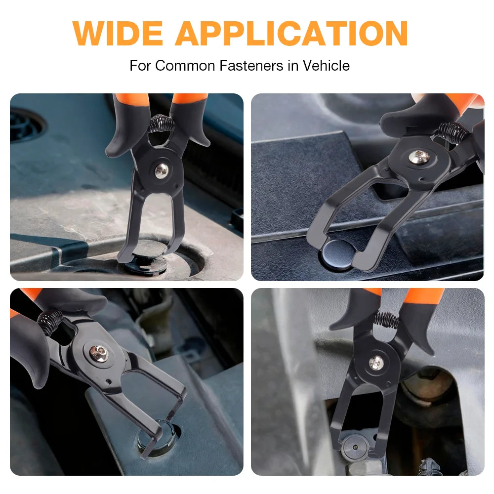 Automotive Push Pin and Plastic Anchor Removal Pliers Set - 6