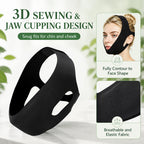Hot and Cold Facial Compression Wrap for Chin and Jaw