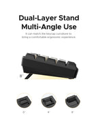 61-Key Compact Wired Mechanical Gaming Keyboard