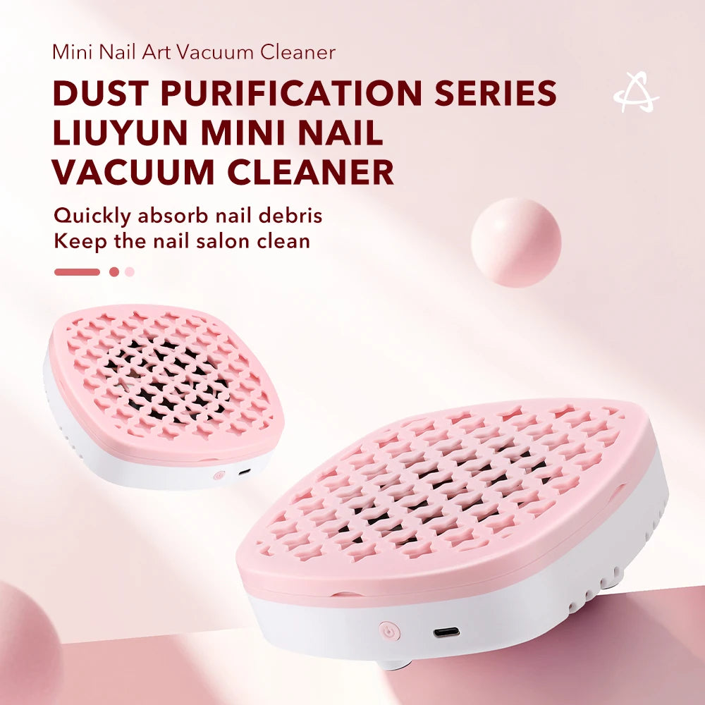 USB-Powered Nail Dust Collector with Washable Filter