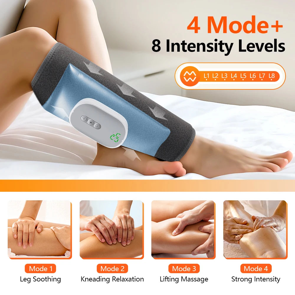 Wireless Air Compression Calf Massager for Muscle Recovery