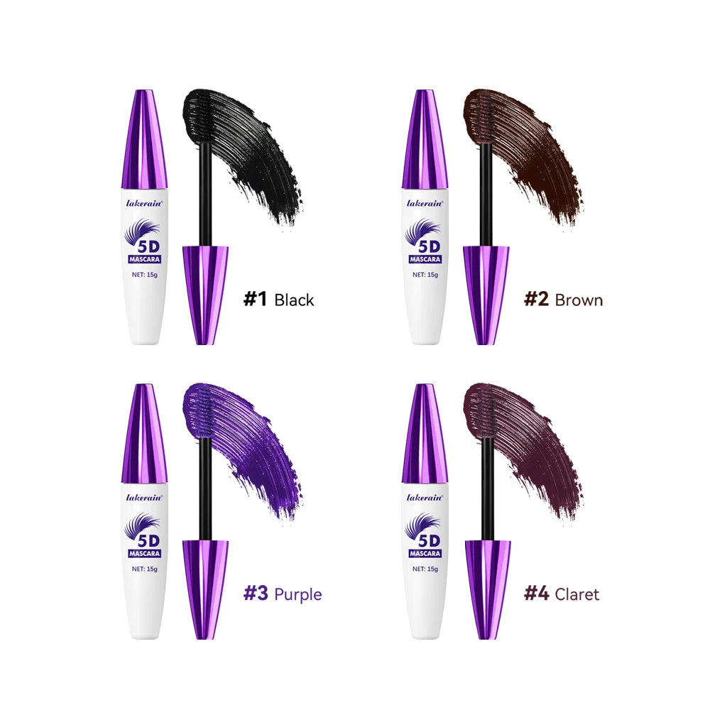 5D Waterproof Lengthening and Volumizing Eyelash Mascara - 20