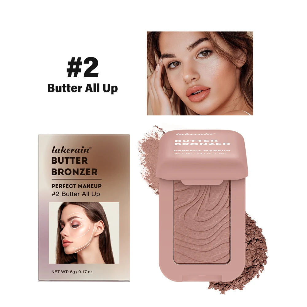 Waterproof Soft Matte Face Bronzer and Contouring Powder - 34