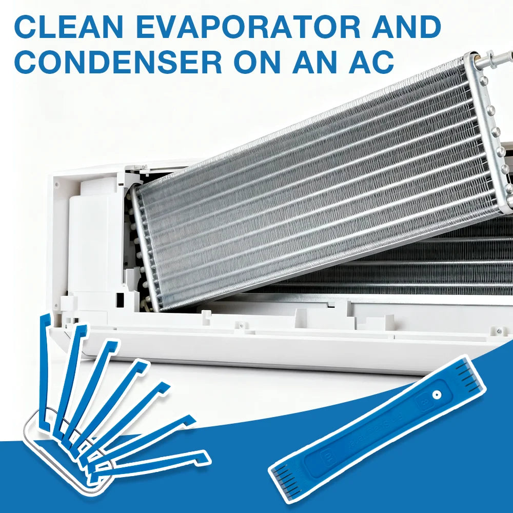 Air Conditioner Fin Cleaning and Repair Comb Set - 7