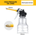 250ml Manual Pump Oiler Bottle High Pressure Lubrication Spray Can