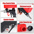 Portable 90PSI Pneumatic Gravity Feed Sandblasting Gun