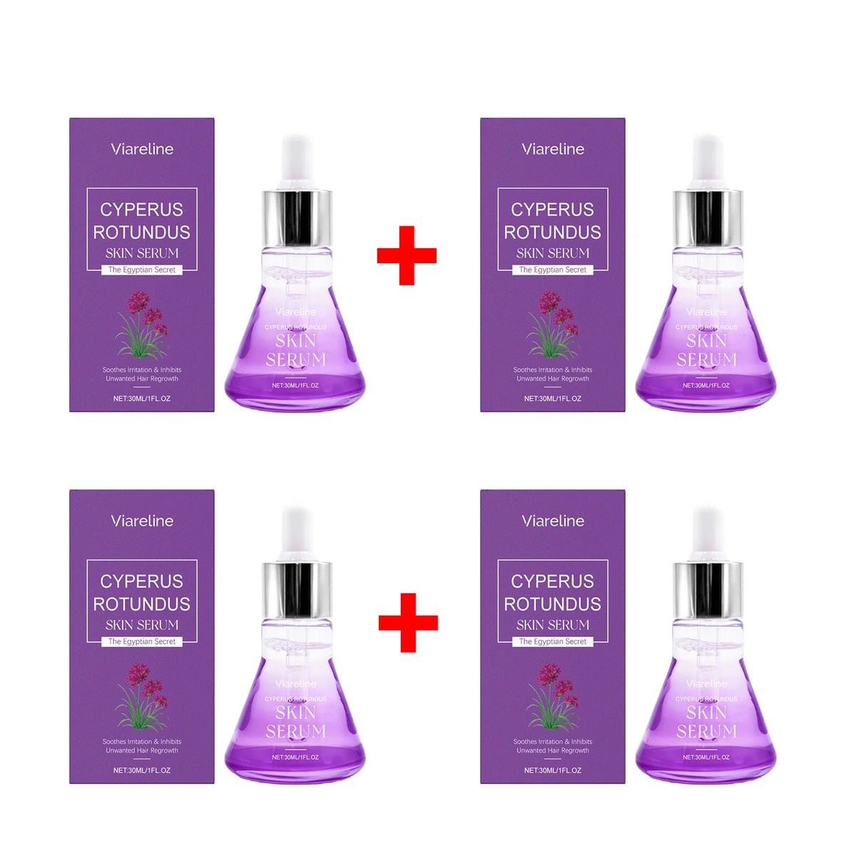 Cyperus Rotundus Hair Growth Inhibitor Serum for Post-Hair Removal