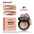 Two-Color Eyebrow Powder Duo for Natural Brows and Contouring