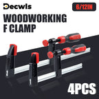 Heavy-Duty Woodworking F-Clamp Bar Clip