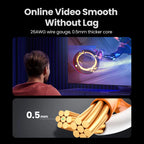Cat6 Gigabit Ethernet Network Cable for High-Speed Gaming and Streaming