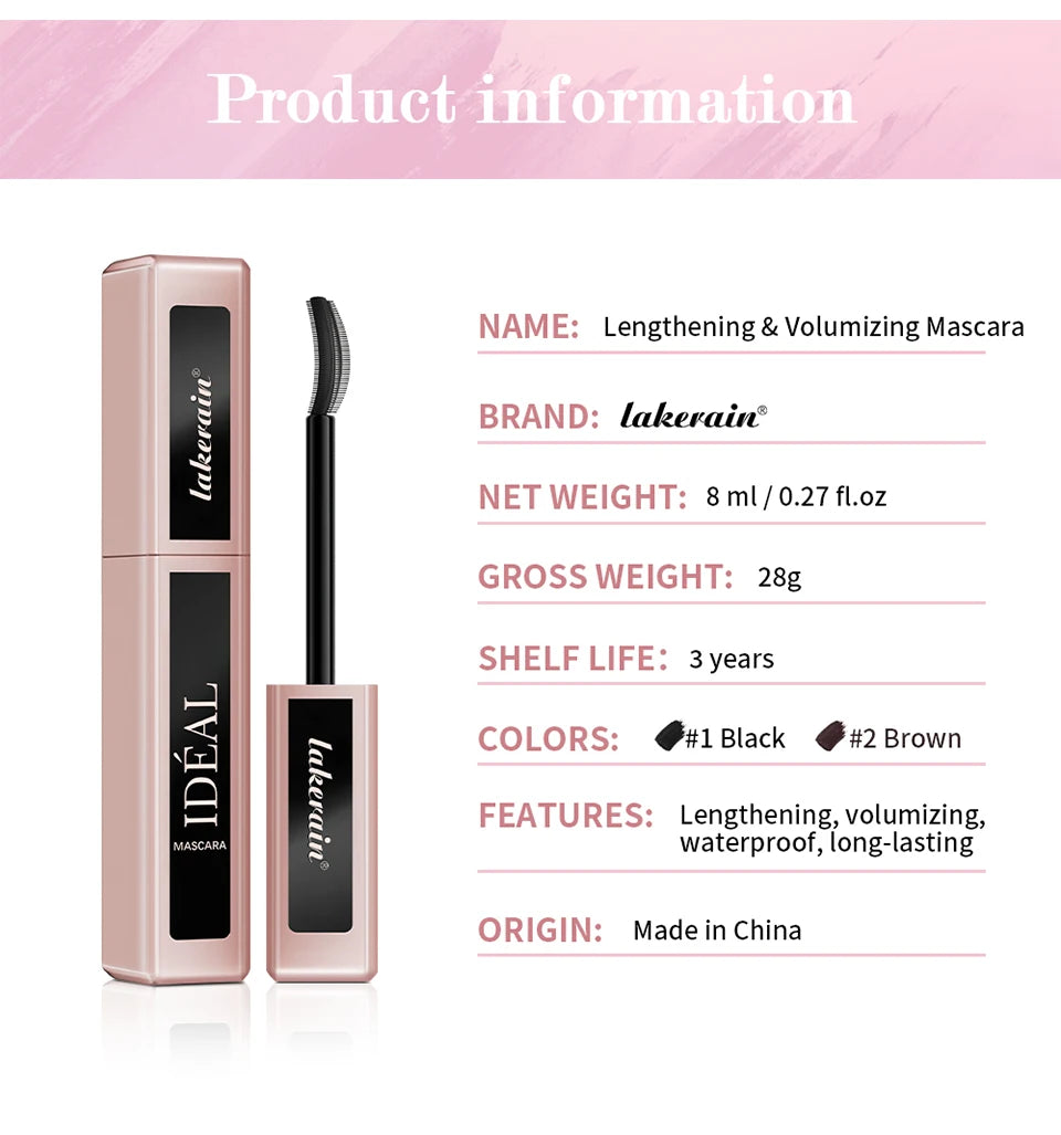Waterproof Lengthening and Volumizing Mascara - 18