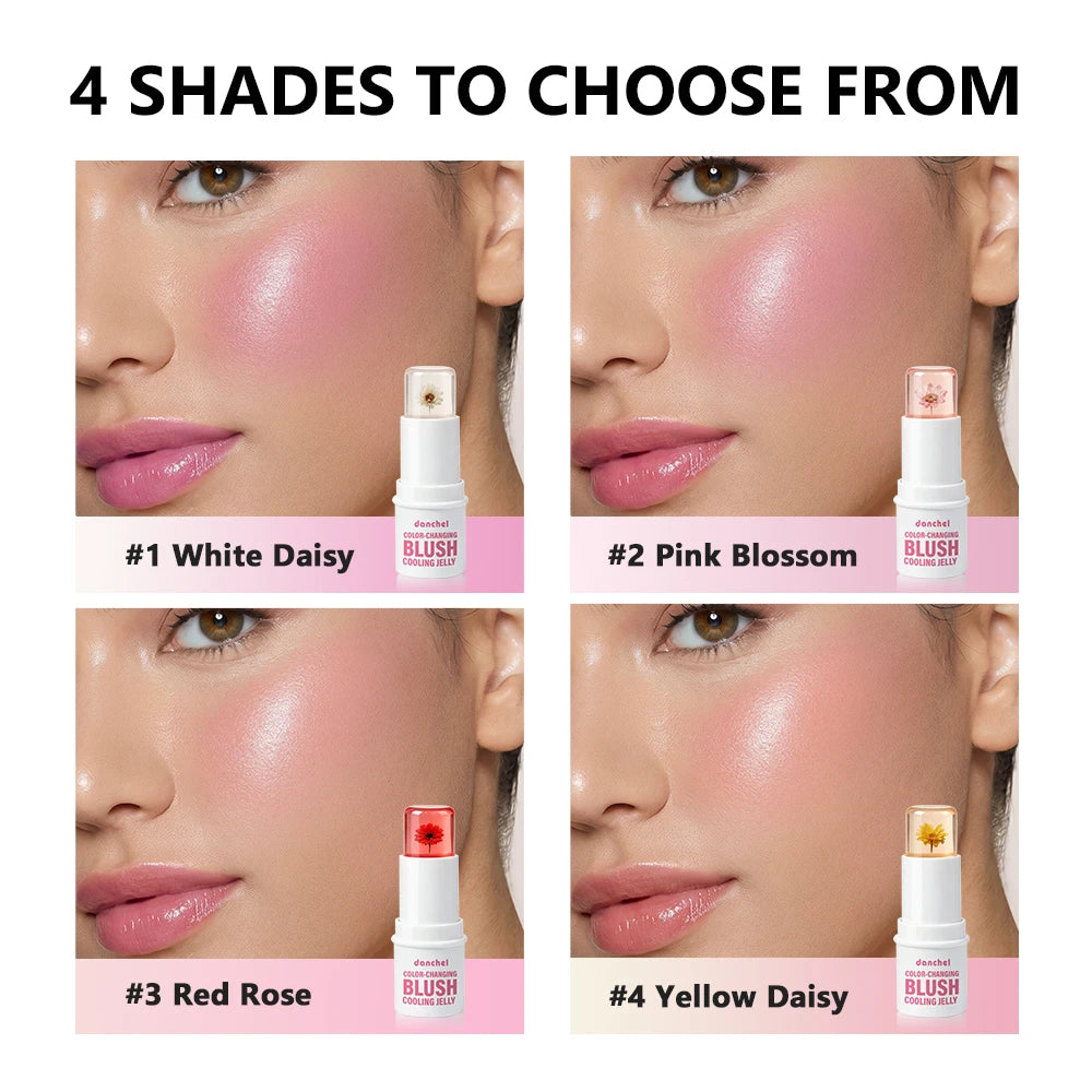 pH Adaptive Color-Changing Jelly Blush for Lips, Cheeks and Eyes - 2