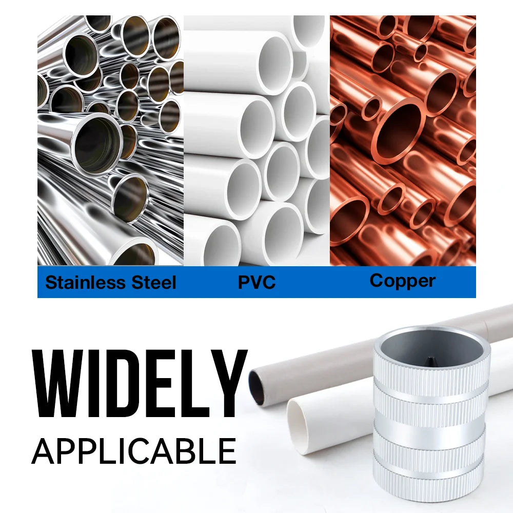 Handheld Pipe Deburring and Reaming Tool for Copper and PVC