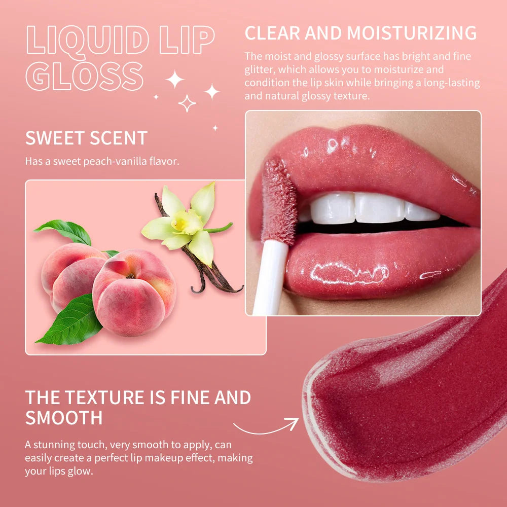 Hydrating Shimmer Lip Gloss for Plump and Moisturizing Finish