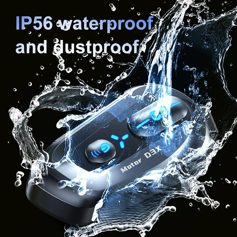 Bluetooth 5.4 Motorcycle Helmet Intercom Headset - 5