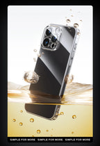 Clear Corning Glass Protective Case for iPhone 16 and 17 Pro Max