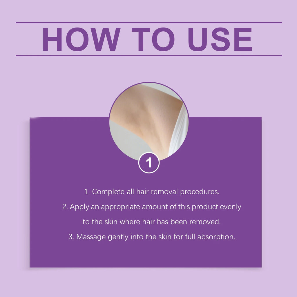 Cyperus Rotundus Hair Growth Inhibitor Serum for Post-Hair Removal