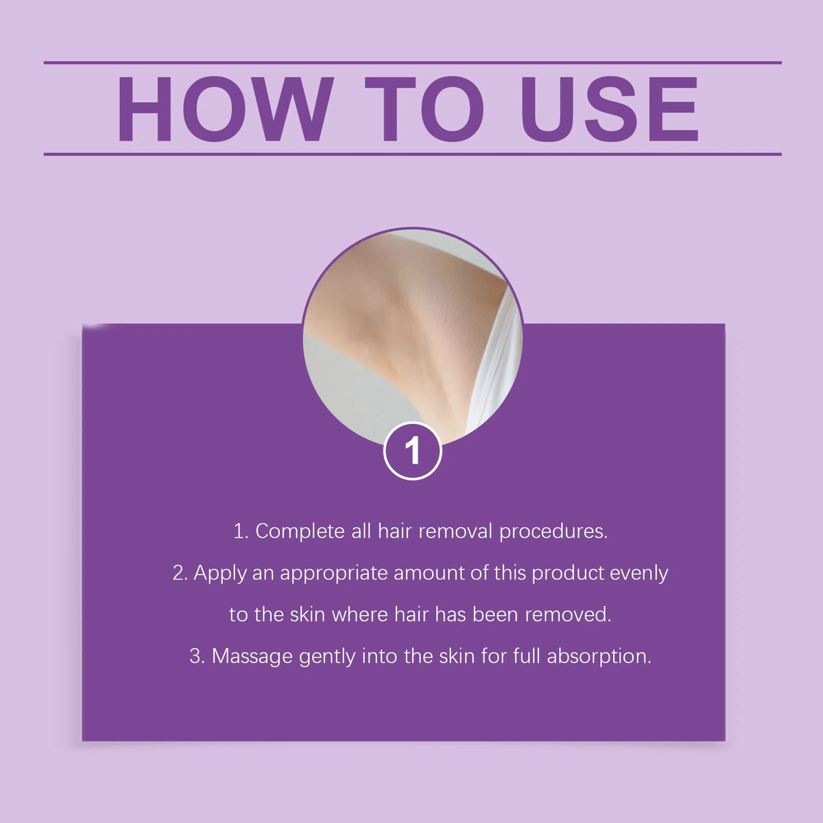Cyperus Rotundus Hair Growth Inhibitor Serum for Post-Hair Removal