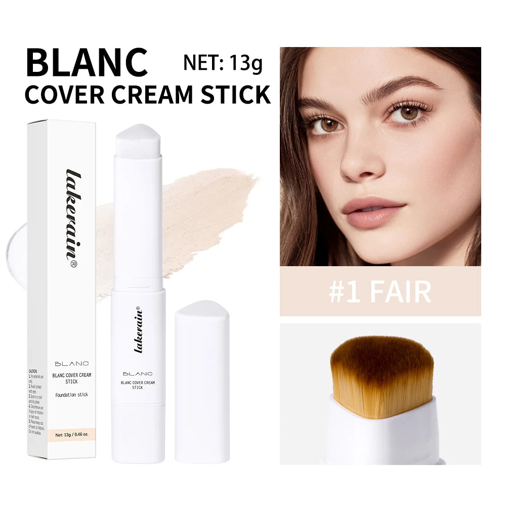 Color-Changing Foundation Stick with Built-in Brush