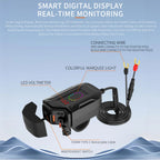 Motorcycle 100W Bidirectional USB Charger with Voltmeter and Switch