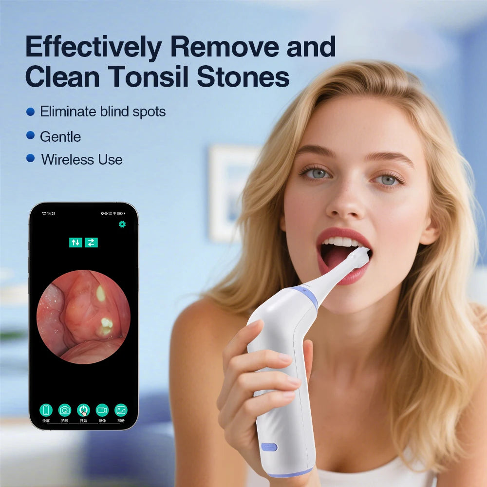 HD Camera Tonsil Stone Removal Vacuum Tool