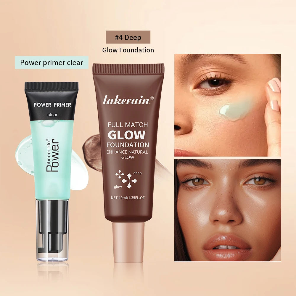 Hydrating Primer and Glow Foundation Makeup Set