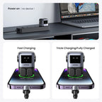 65W GaN USB-C Fast Charger with LED Display for Laptops and Phones