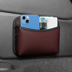 Adhesive Car Seat Side Storage Pocket for Phone and Accessories