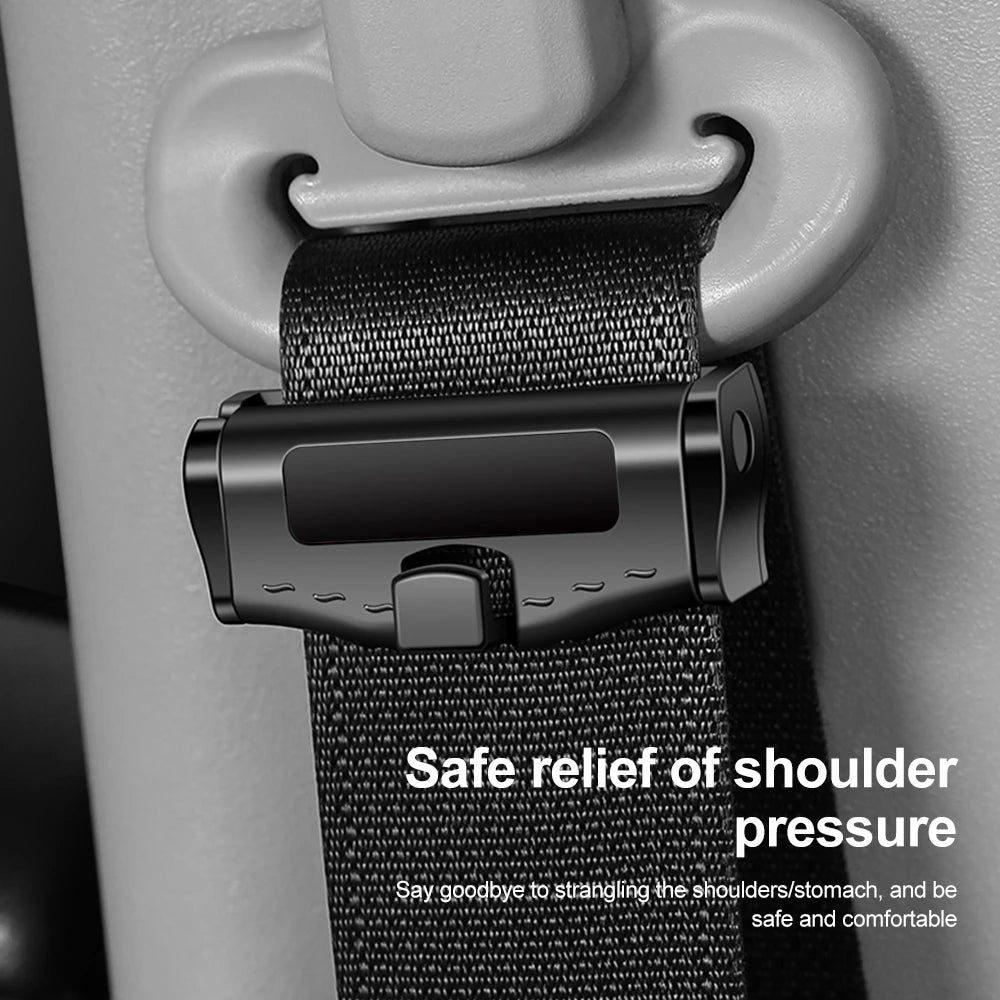 Car Seat Belt Adjuster Clip for Neck Chest and Belly Comfort