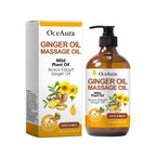 Ginger Essential Oil Body Massage Oil for Muscle Relief