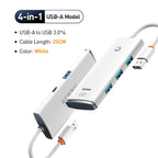 4-in-1 USB-C to USB 3.0 Multi-Port Adapter Hub