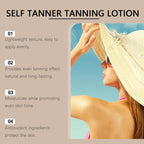 Gradual Sunless Self-Tanning Lotion for Natural Bronze Glow
