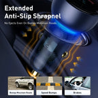 65W Dual Port Fast Car Charger with Voltage Display