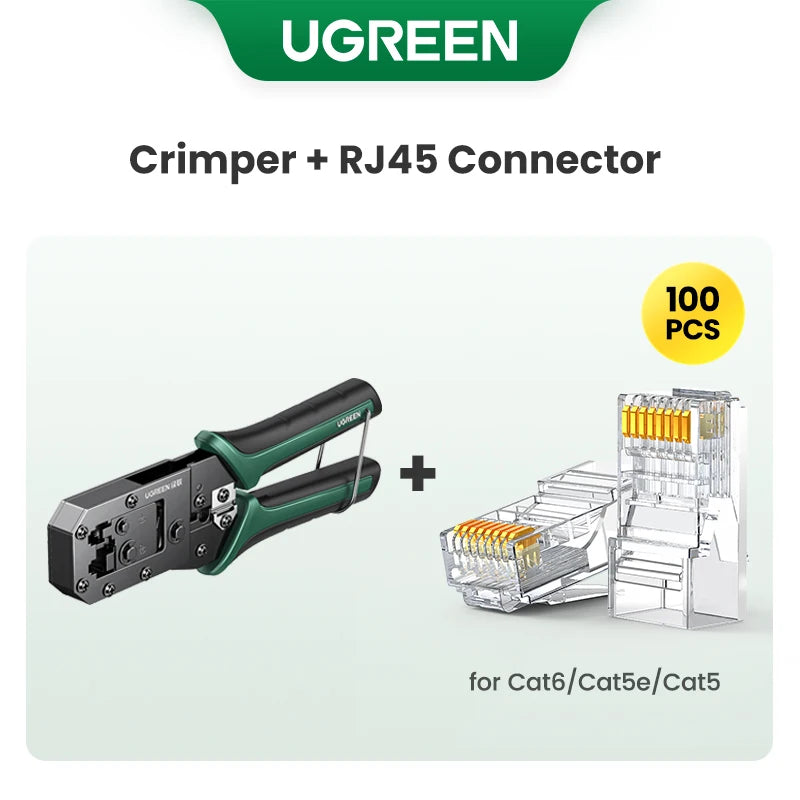 Multifunctional RJ45 Ethernet Cable Crimper and Stripper Tool