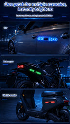 Solar LED Car Door Anti-Collision Warning Light