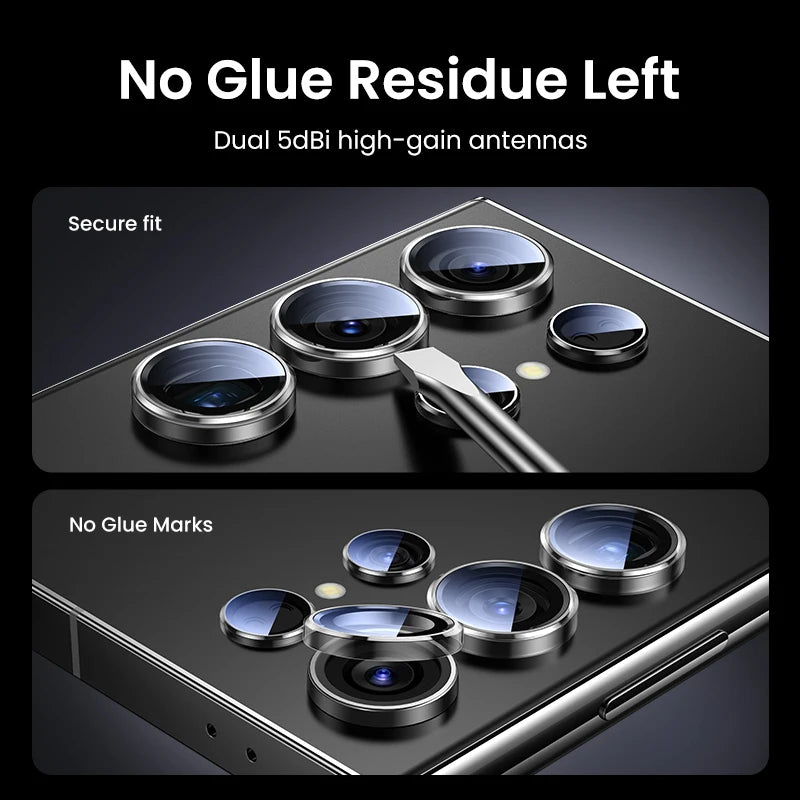 Tempered Glass Camera Lens Protector for Samsung Galaxy S24 Ultra