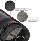 Carbon Fiber Car Key Fob RFID Signal Blocking Pouch Protector