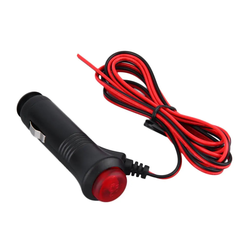 12V 24V Car Cigarette Lighter Power Plug Adapter with 1.5m Cable