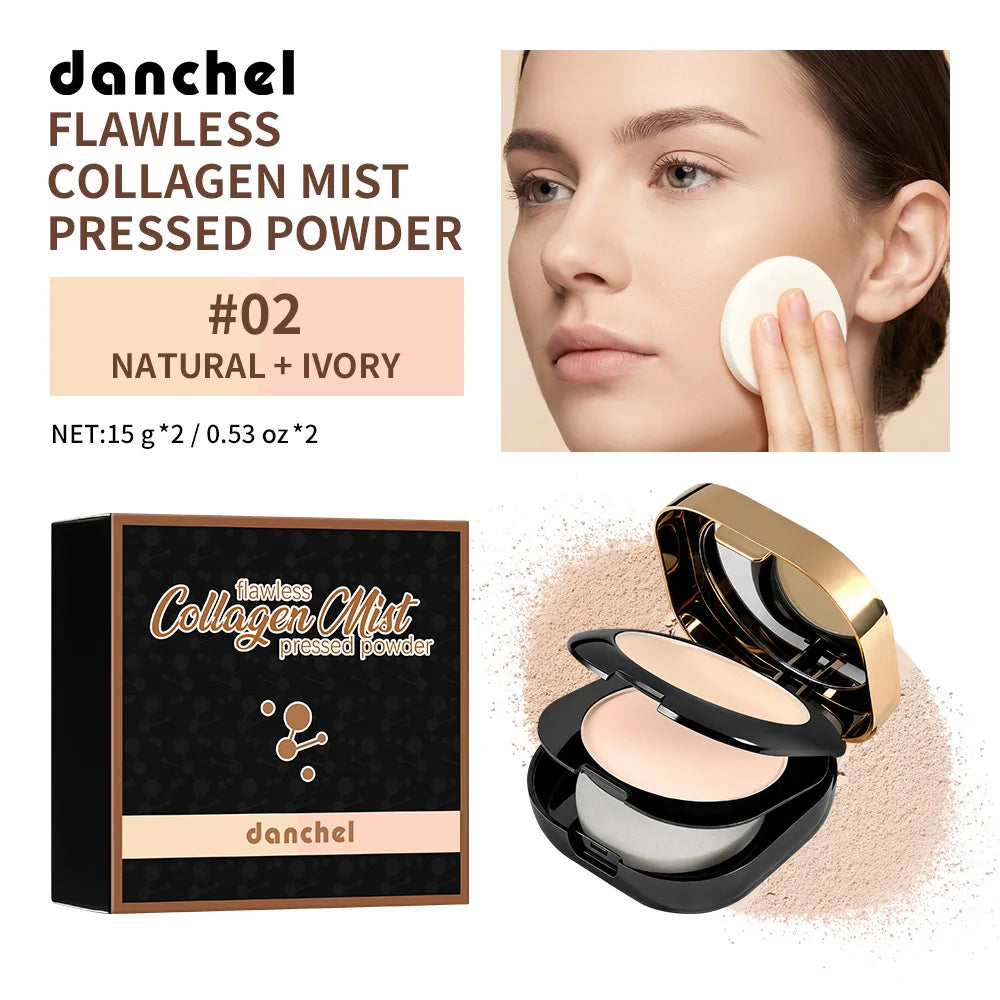 Double Layer Oil Control Pressed Powder for Matte Finish - 21